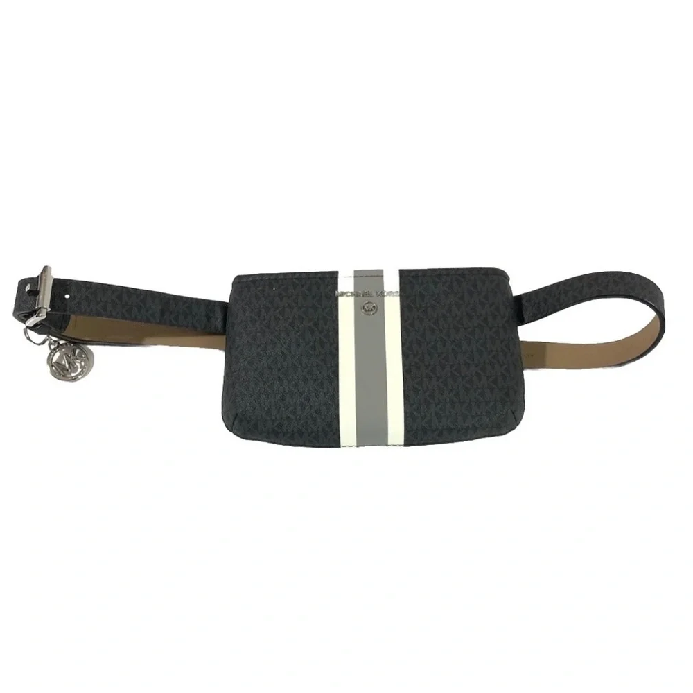 Michael Kors Fanny Pack Waist Belt or Crossbody Shoulder Bag Grey